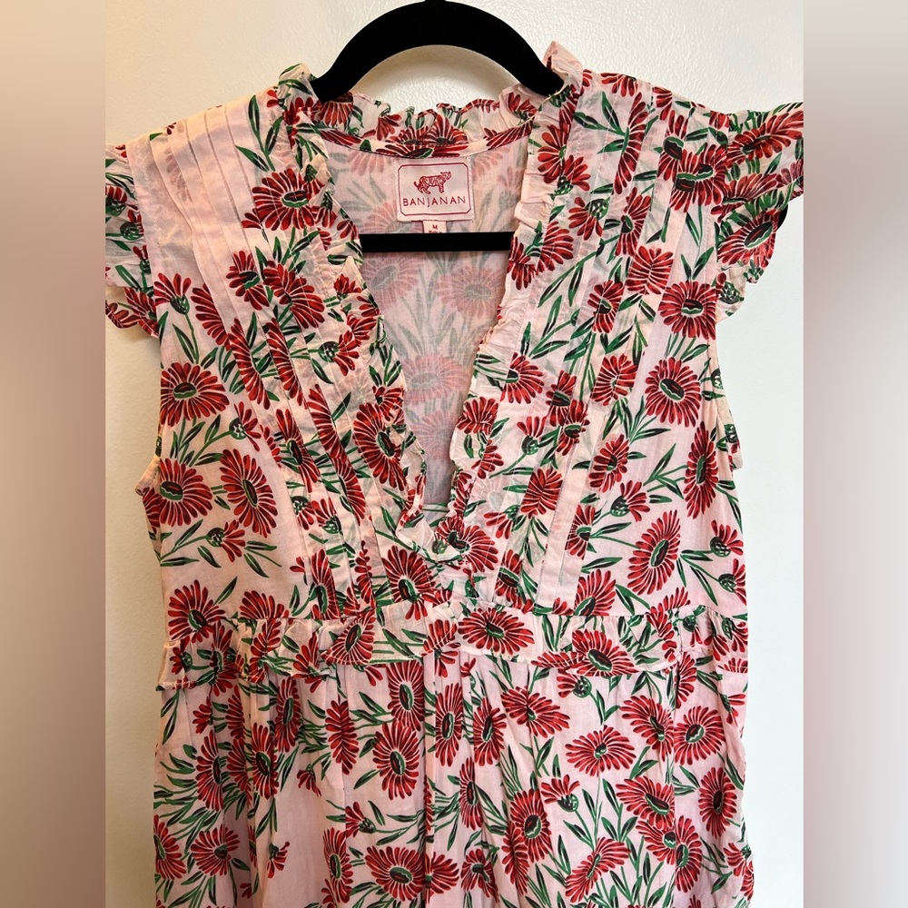 Banjanan maxi cotton dress size M